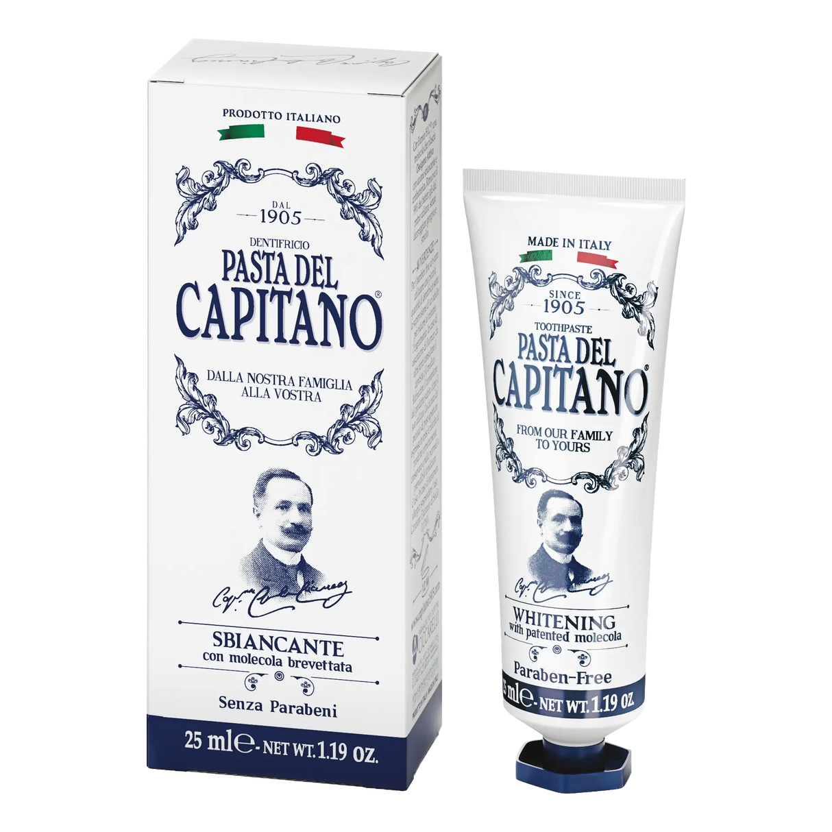 Pasta del Capitano 1905 Whitening tannkrem 