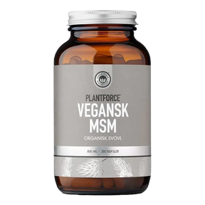 Plantforce MSM plantebasert organisk svovel 800 mg - 200 kapsler 