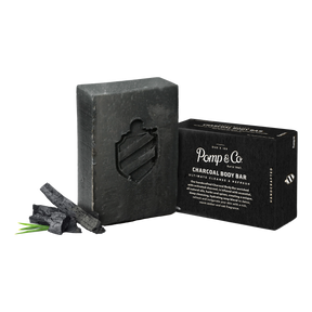 Pomp & Co. Charcoal Body-Bar Soap 