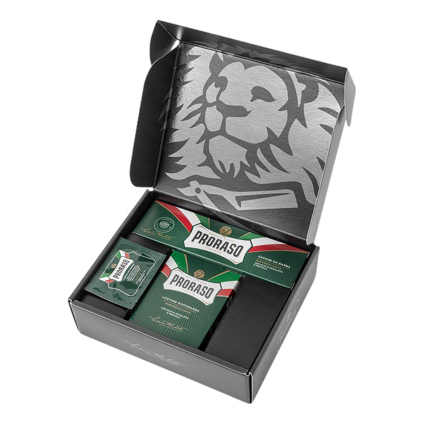 Proraso Duo Pack barberkrem og aftershave Eukalyptus og mentol