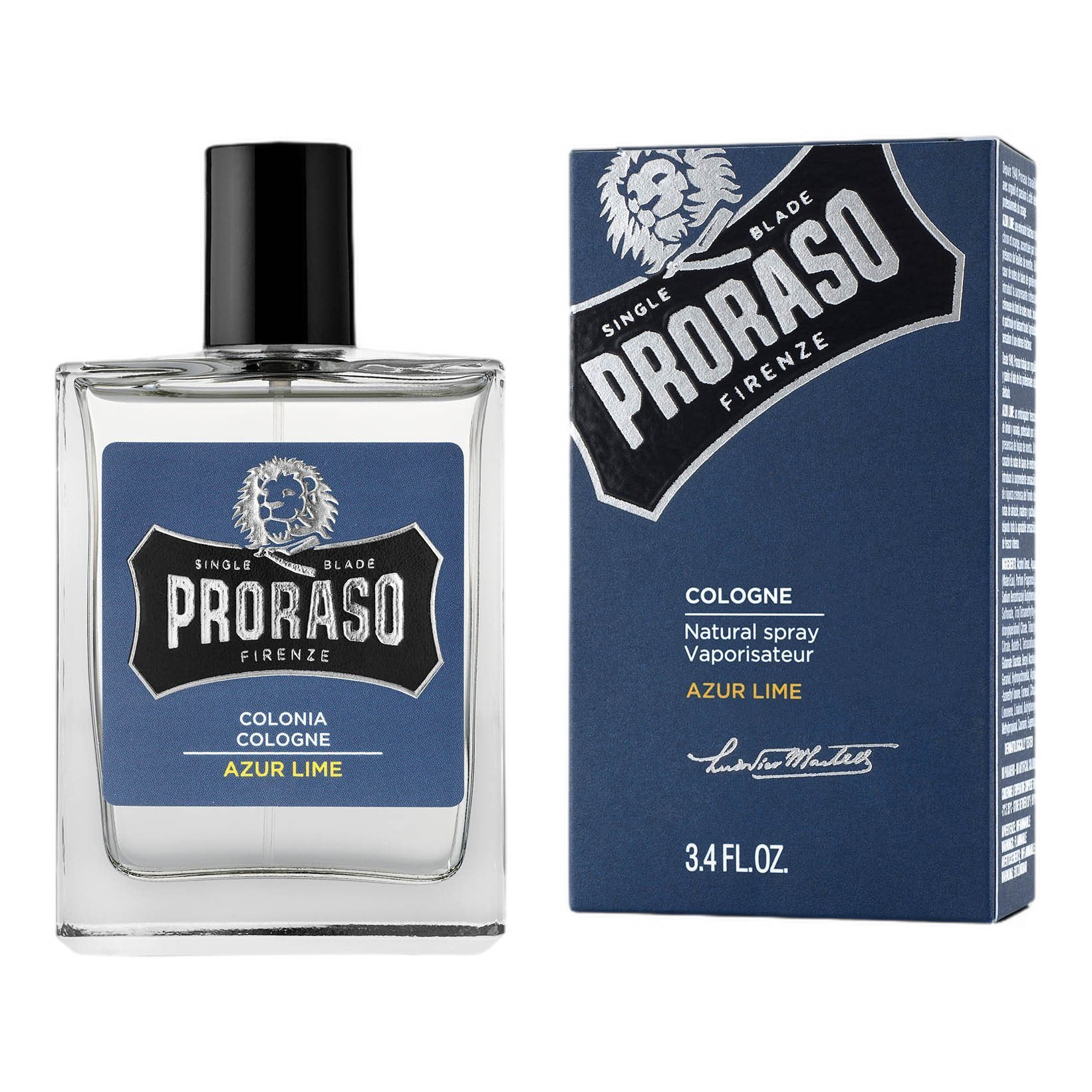 Proraso Single Blade Eau de Cologne - Lime og mynte