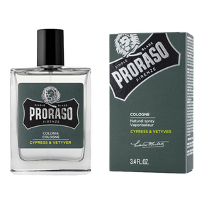Proraso Single Blade Eau de Cologne - Sypress og vetiver