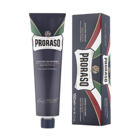 Proraso barberkrem i tube - Aloe vera og vitamin E
