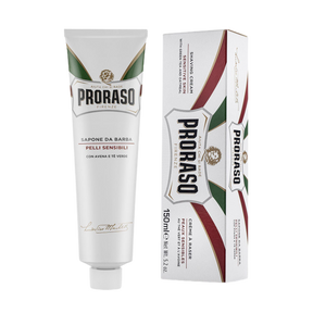 Proraso barberkrem i tube - Grønn te og havre