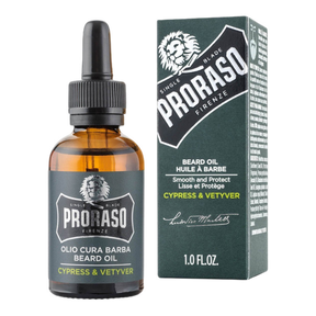 Proraso skjeggolje - Sypress og vetiver