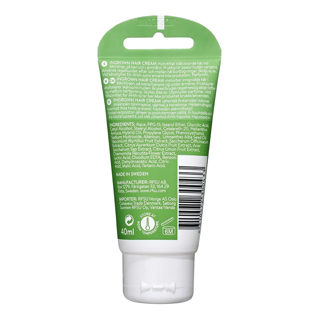 RFSU Intim Ingrown Hair Cream 