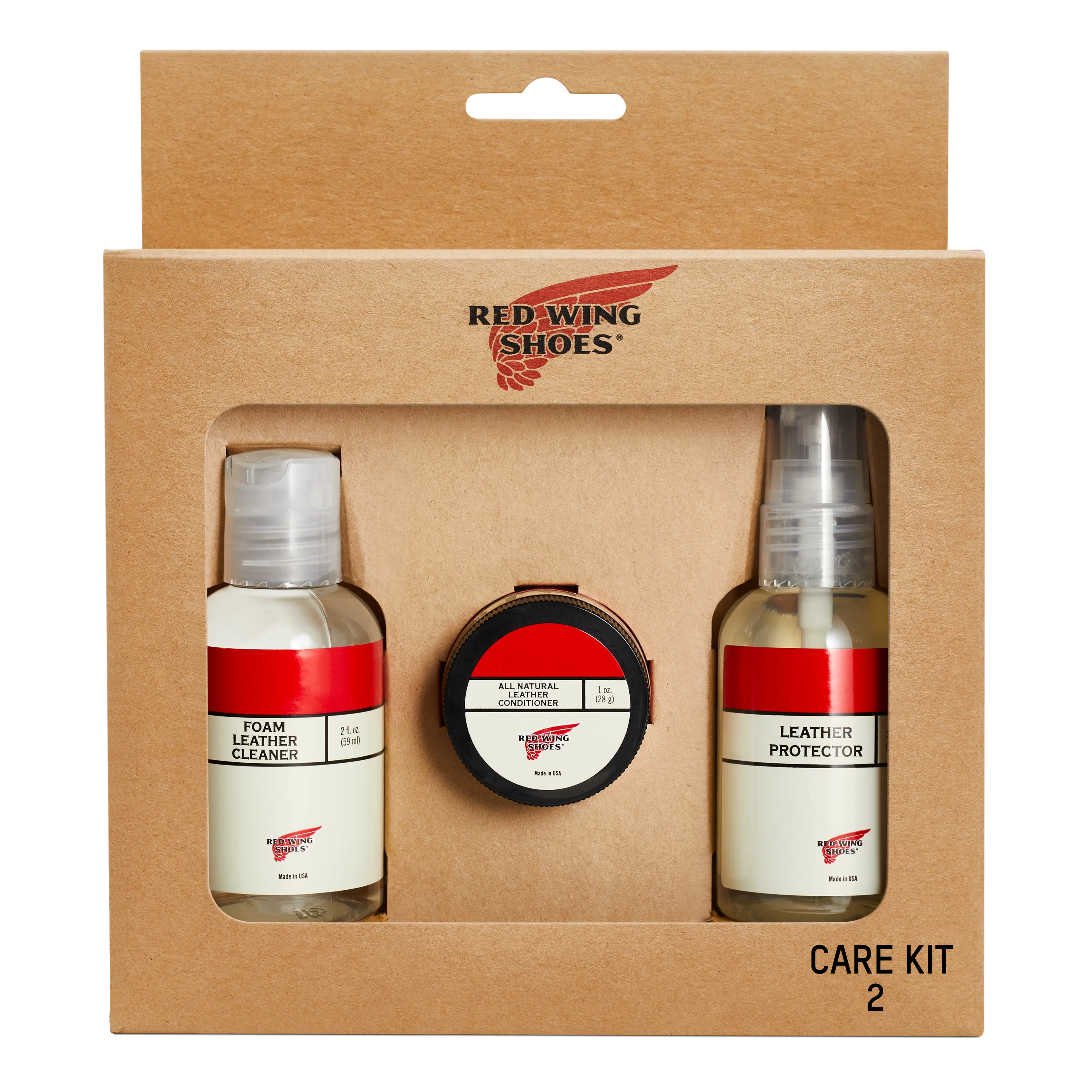 Red Wing Mini Care Kit - Waxed Leather 