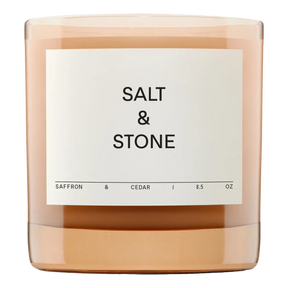 Salt & Stone duftlys Saffron & Cedar 