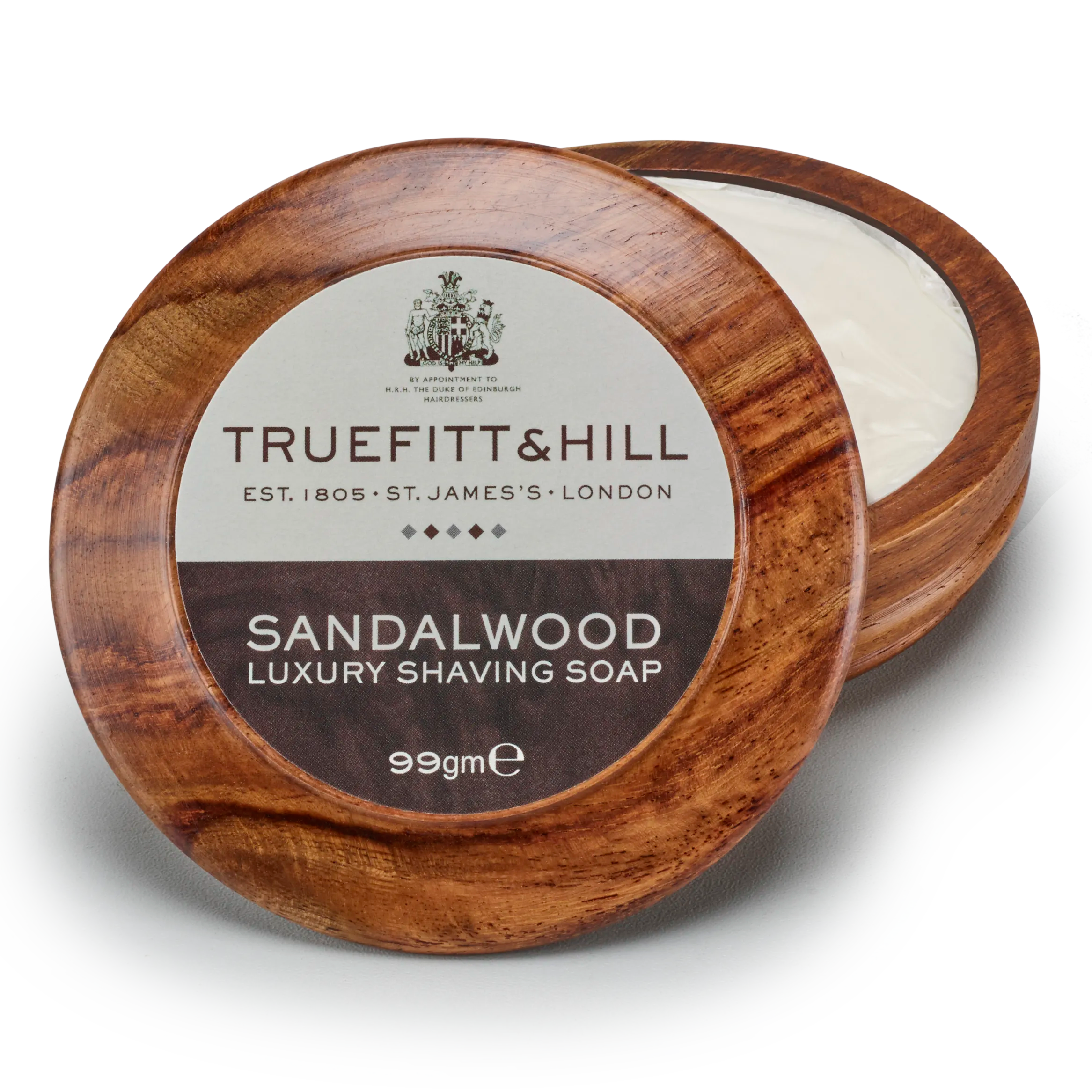 Truefitt & Hill Luxury barbersåpe i treskål - Sandalwood 