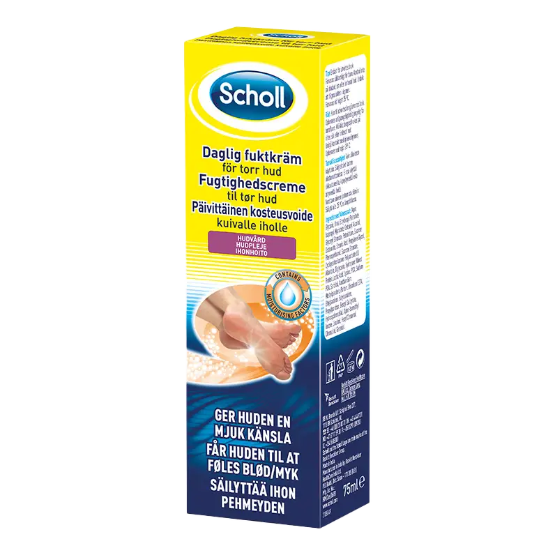 Scholl Dry Skin fuktighetskrem tørr hud 