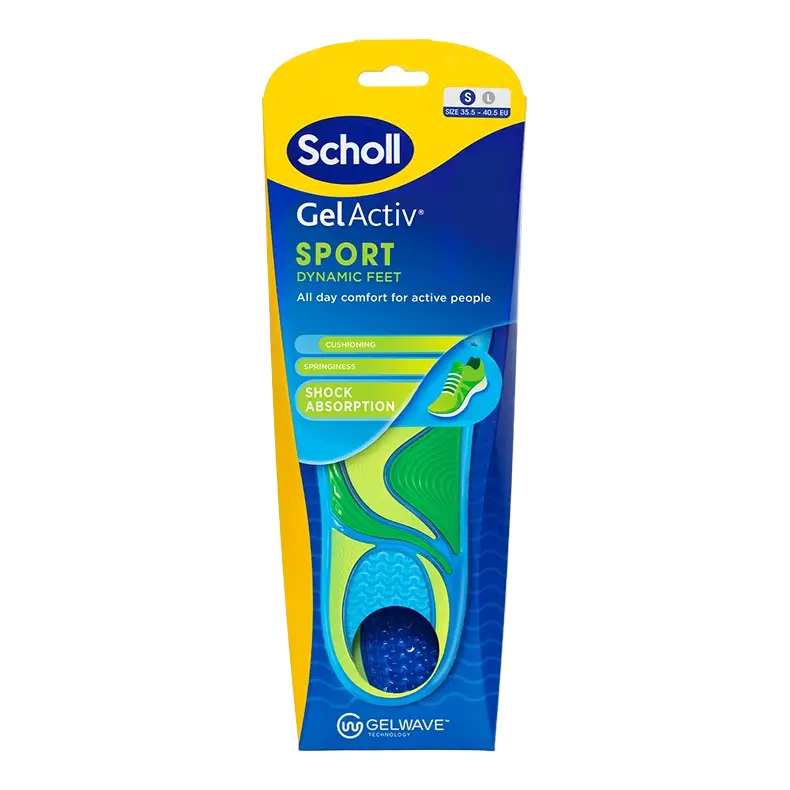 Scholl GelActiv Sport innleggssåler S (35.5-40.5) 