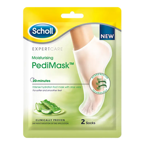 Scholl PediMask Aloe Vera fotmaske sokker 