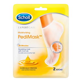 Scholl Pedimask Triple Oil fotmaske sokker 1 par 