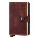 Secrid Miniwallet lommebok med kortholder Mørkebrun 