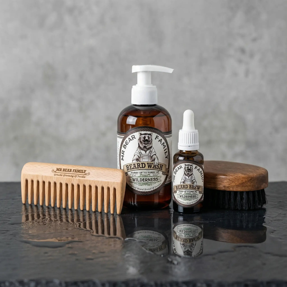 Skjeggsett - Mr Bear Family 