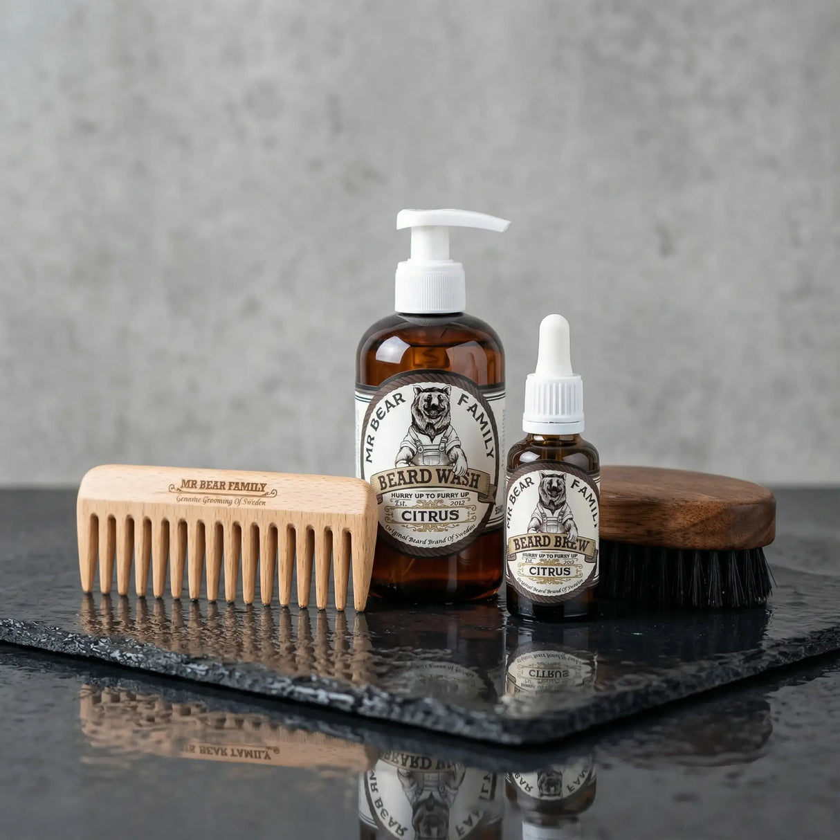 Skjeggsett - Mr Bear Family 