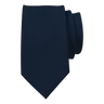 Slips av silke Navy 7 cm
