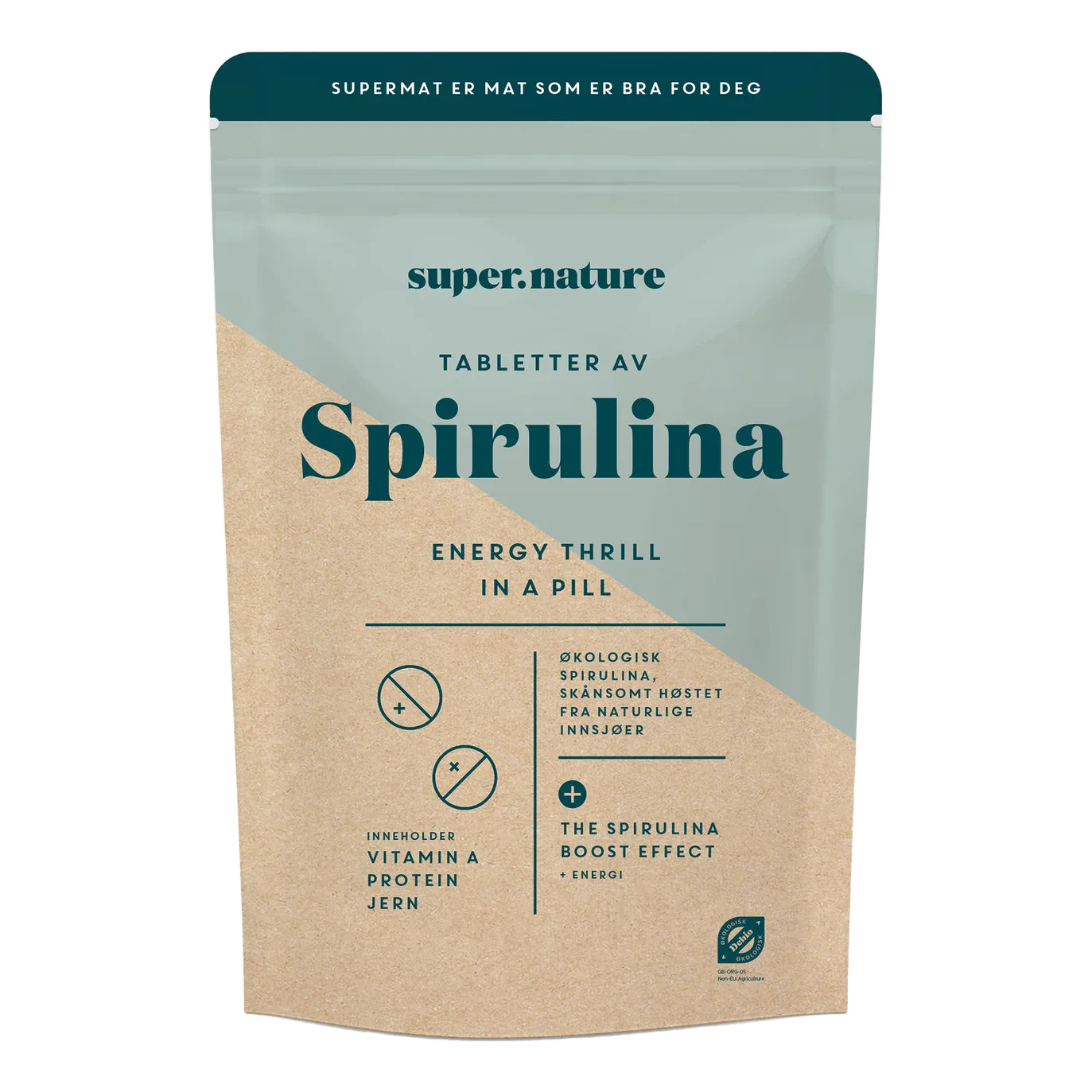 Supernature Spirulina-tabletter 