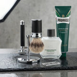 Startsett til tradisjonell barbering 