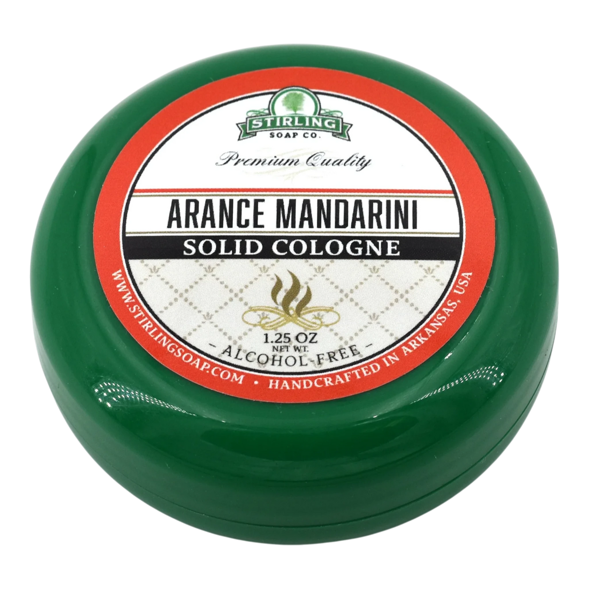 Stirling Soap Co. Solid Cologne - Arance Mandarini 