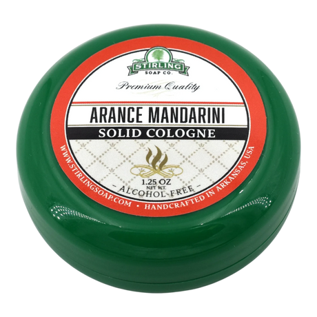 Stirling Soap Co. Solid Cologne - Arance Mandarini 