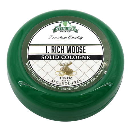 Stirling Soap Co. Solid Cologne - I, Rich Moose 