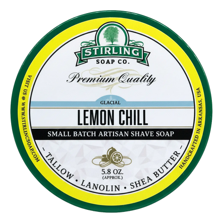 Stirling Soap Co. barbersåpe i skål 