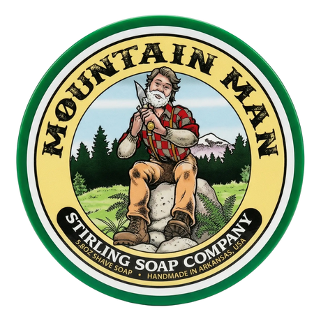 Stirling Soap Co. barbersåpe i skål 