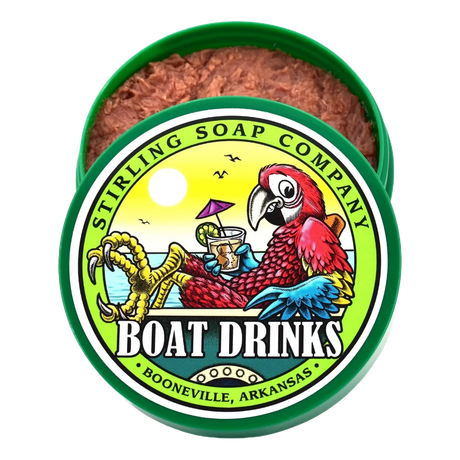 Stirling Soap Co. barbersåpe i skål 