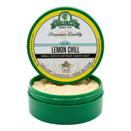 Stirling Soap Co. barbersåpe i skål 