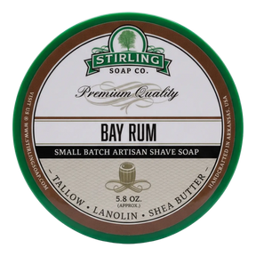Stirling Soap Co. barbersåpe i skål 