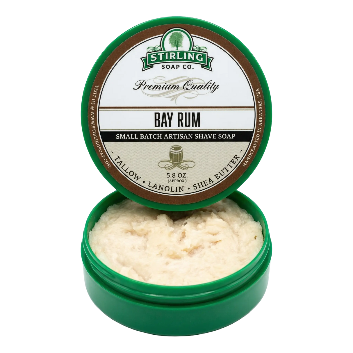 Stirling Soap Co. barbersåpe i skål 