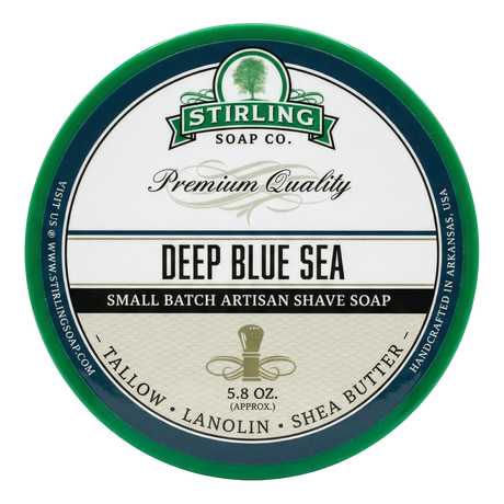 Stirling Soap Co. barbersåpe i skål 