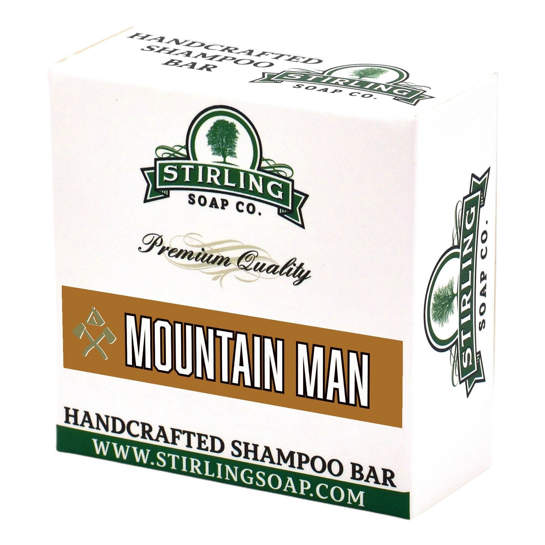 Stirling Soap Co. sjampo i fast form Mountain Man