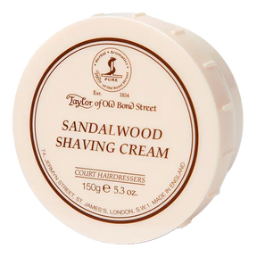 Taylor of Old Bond Street barberkrem i skål - Sandeltre 