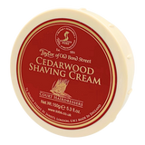 Taylor of Old Bond Street naturlig barberkrem i skål - Sedertre 