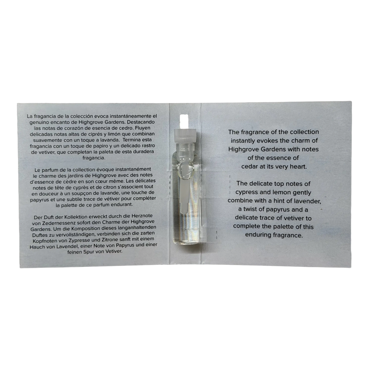 Truefitt & Hill Highgrove splash - vareprøve 