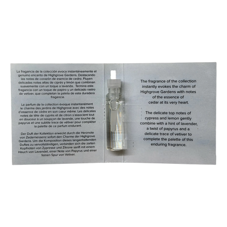 Truefitt & Hill Highgrove splash - vareprøve 