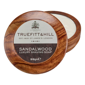 Truefitt & Hill Luxury barbersåpe i treskål - Sandalwood 