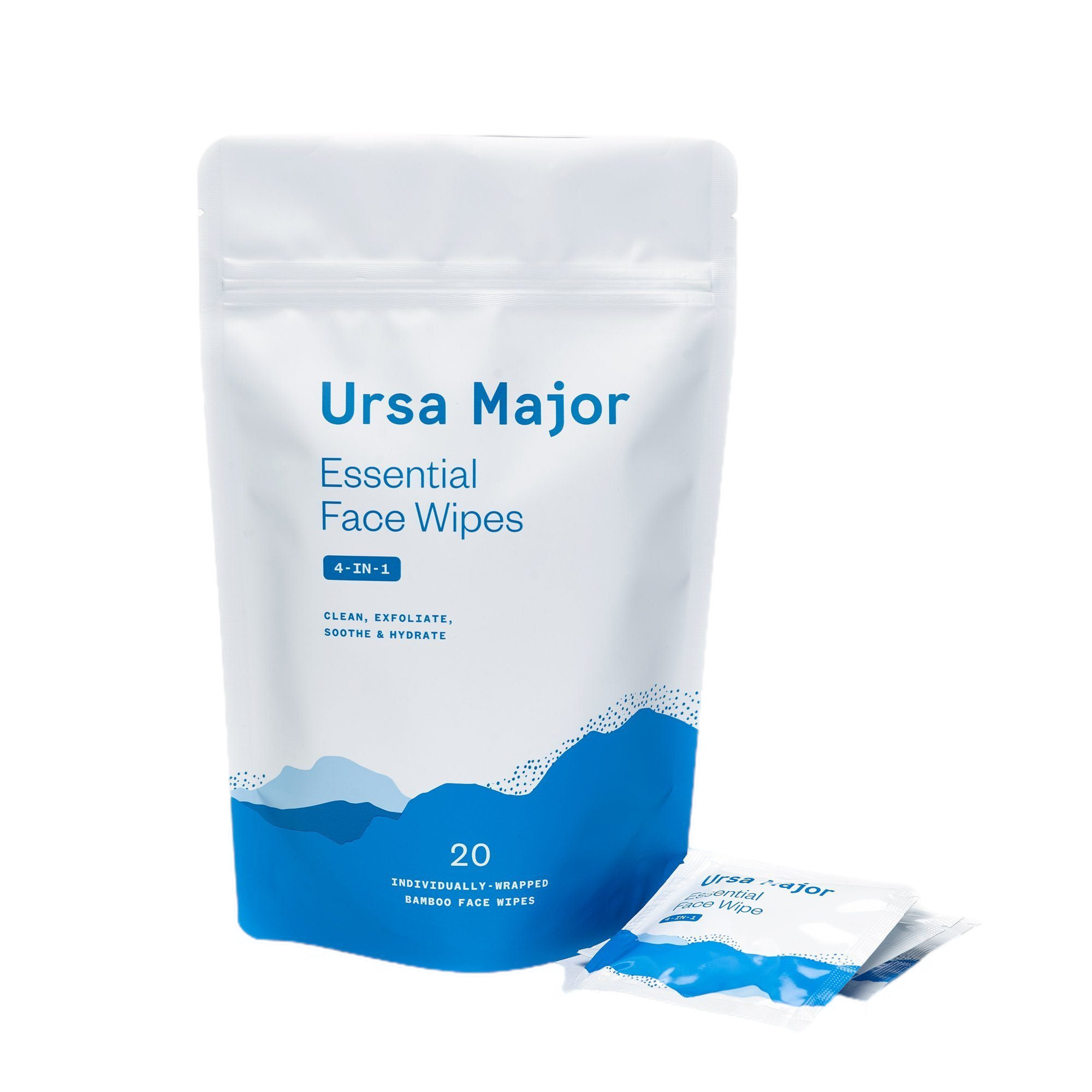 Ursa Major Essential Face Wipes 20-pakning