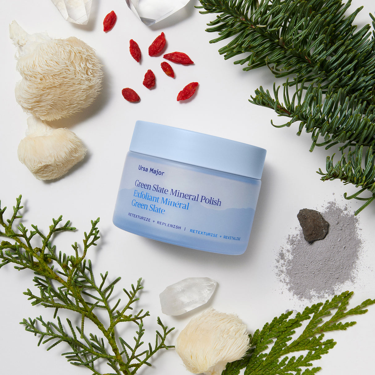 Ursa Major Green Slate Mineral Polish 