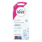 Veet Pure Cold Wax Strips ansikt sensitiv hud 20 stk 