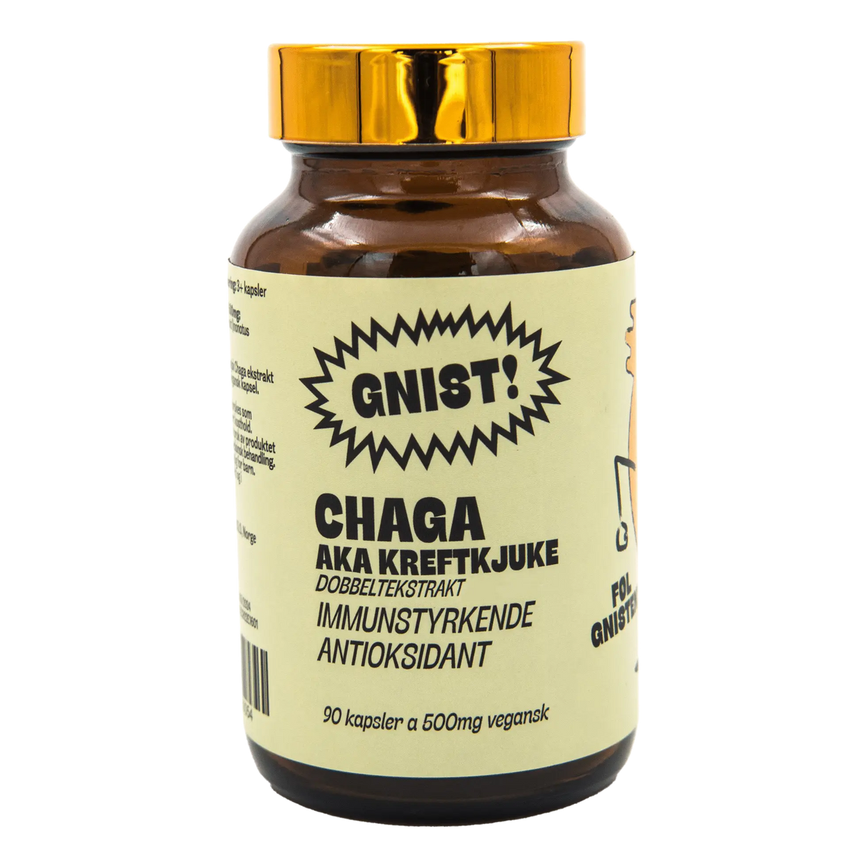 GNIST! Chaga dobbeltekstrakt kapsler 