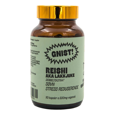 GNIST! Reishi dobbeltekstrakt kapsler 