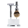 Merkur Futur Silvertip barbersett 4 deler 