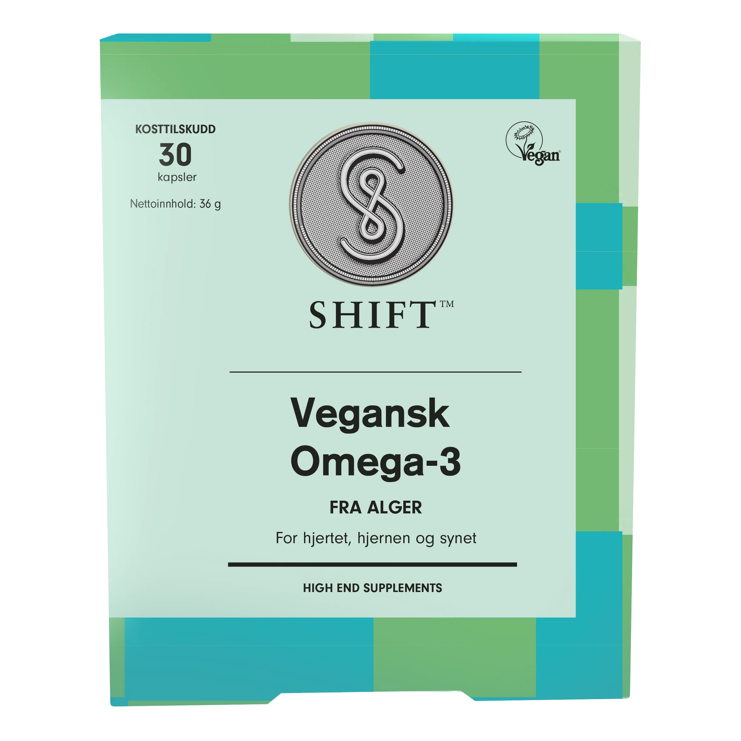 SHIFT Vegansk Omega-3 30 kapsler 