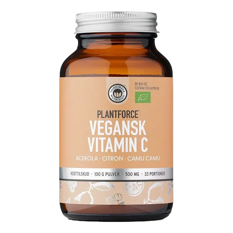 Plantforce Vegansk Vitamin C Økologisk pulver 