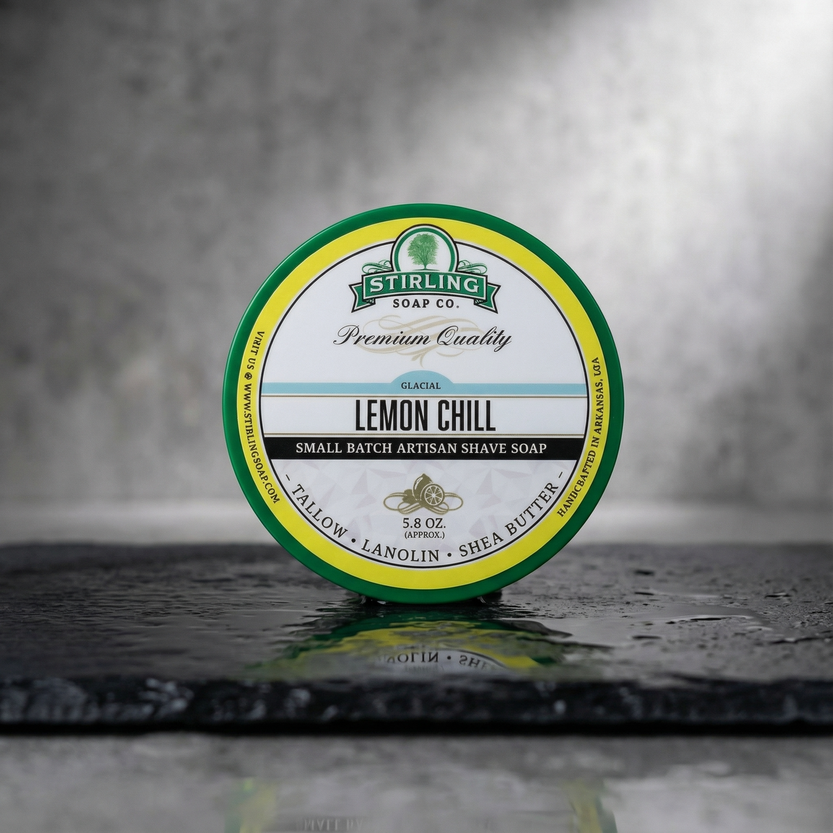 Stirling Soap Co. barbersåpe i skål 