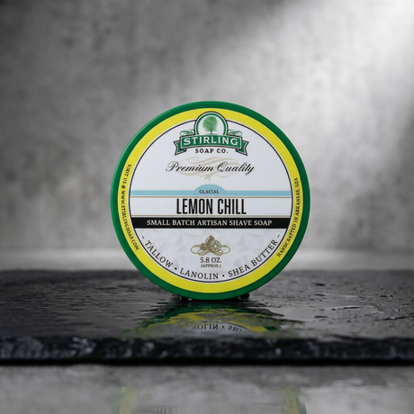 Stirling Soap Co. barbersåpe i skål 