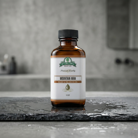 Stirling Soap Co. barber- og skjeggolje 